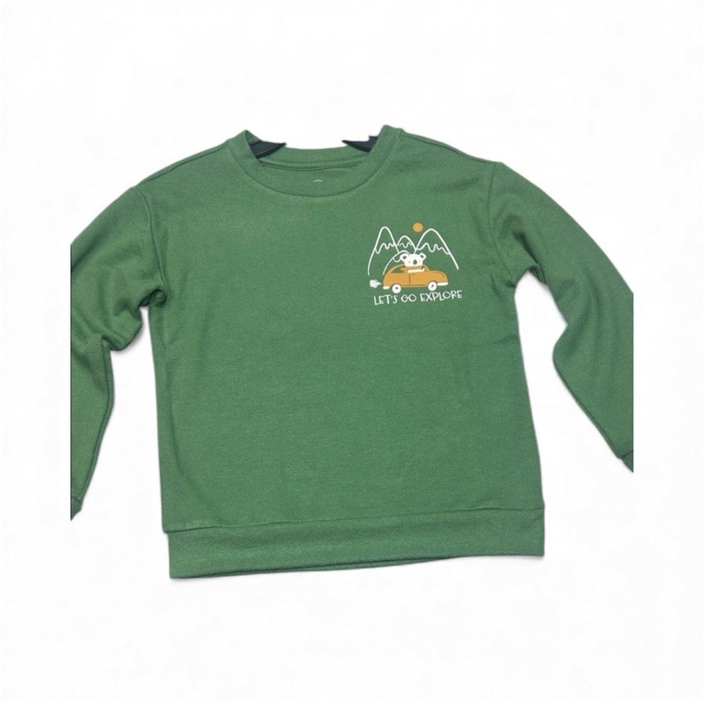 Green Kids Adventure Sweater